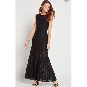 NWT BCBGeneration Black Lace Gown size S